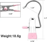 Anti-rust Clip Space-saving Clothespin Hat Pants Storage Hanging Travel Hook