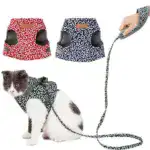 2025 New Year Hot Cat Dogs Vest Harness and Leash Anti-break Away Chest Strap Cat Clothes