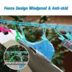 Windproof Non-Slip Clothesline 2025 ft
