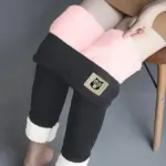 Fleece Lined Leggings Women Winter