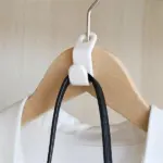 Space-Saving Clothes Hanger Connector Hooks