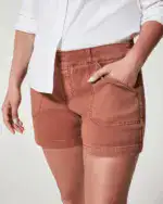 Comfy Stretch Twill Shorts For Women