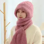 Winter Versatile Knitted Hooded Scarf for Women
