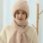 Winter Versatile Knitted Hooded Scarf for Women