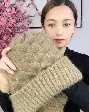 Warm hat and scarf gif