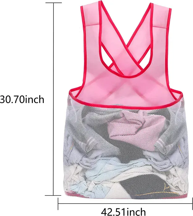 Size chart for the apron